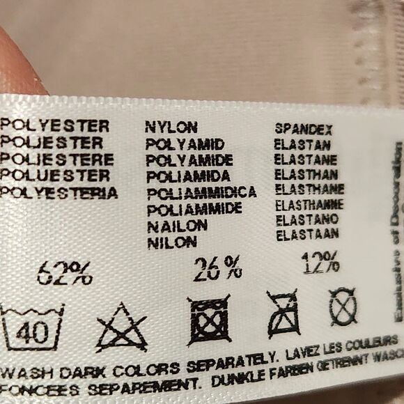 Glamorise Bra Size 42DD Light Purple Color Wireless Adjustable Straps - Picture 8 of 10